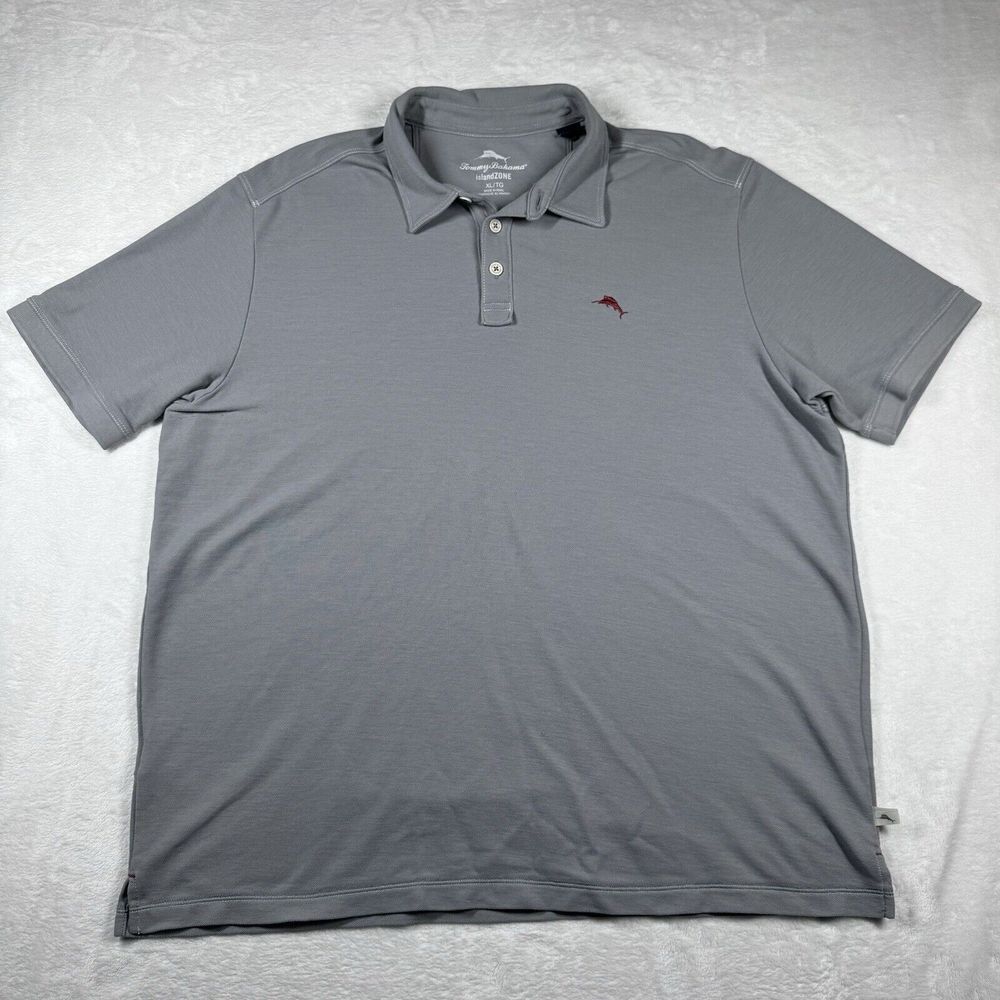 Tommy Bahama Island Zone‎ Polo Shirt Men Extra Large Cotton Stretch Relax